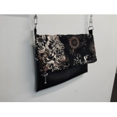 Sac Chaîne - Black Floral